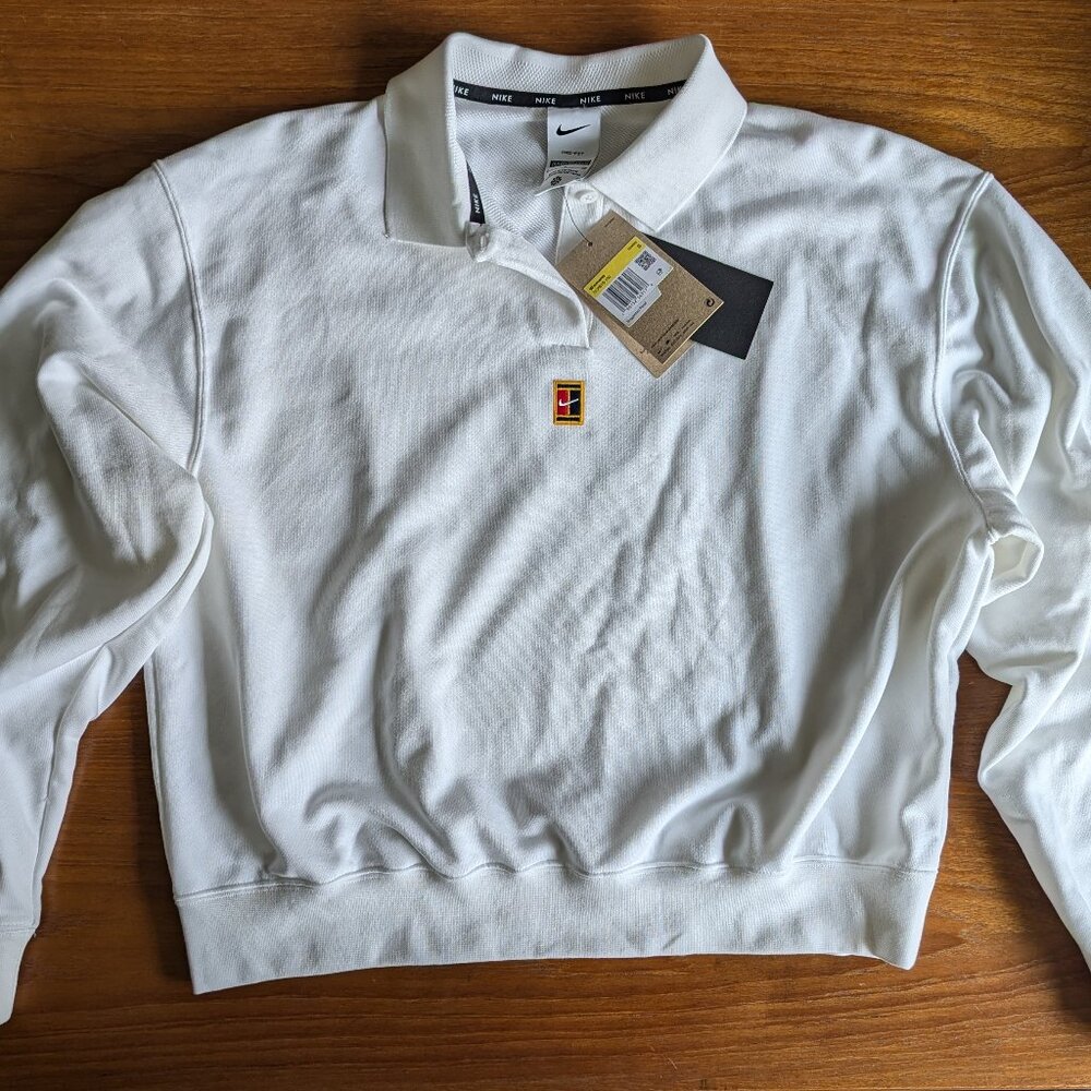 NWT Nike Women's NikeCourt Dri-FIT Heritage Tennis Polo